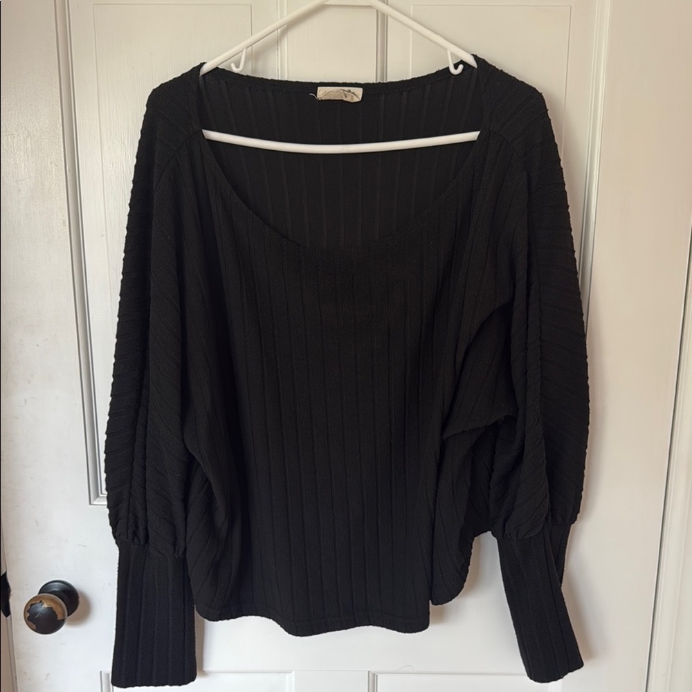 Joyfolie Ciara top in black Large